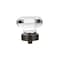 Richelieu 1 5/16 in (33 mm) Clear, Brushed Oil-Rubbed Bronze Eclectic Cabinet Knob 10074BORB11 - alternate 3