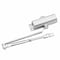 Richelieu 1600 Series Fixed Power Door Closer, Satin Aluminum, 180 Door closer 1600SI21BC - alternate 1