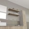 Richelieu 2-Pack Kaiman Collection Glass Shelf Support Bracket for Glass or Wood Shelf, Satin Nickel 161022185 - alternate 5