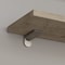 Richelieu 2-Pack Kaiman Collection Glass Shelf Support Bracket for Glass or Wood Shelf, Satin Nickel 161022185 - alternate 4