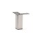 Richelieu Contemporary Furniture Leg, 3 15/16 in (100 mm), Brushed Nickel 176138195 - alternate 1