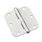 Richelieu 3 12inch 89 mm Full Mortise Butt Hinge  58 Radius, Brushed Nickel 1821NBB3S - alternate 1