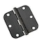 Richelieu 2Pack 3 12inch 89 mm Full Mortise Butt Hinge  58 Radius, OilRubbed Bronze 1821ORBB - alternate 1
