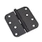 Richelieu 2Pack 4inch 102 mm Full Mortise Butt Hinge, Black 1822FBNRPB - alternate 1