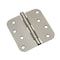 Richelieu 2Pack 4inch 102 mm Full Mortise Butt Hinge, Brushed Nickel 1822NBNRPB - alternate 1