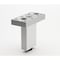 Richelieu Adjustable Contemporary Versatile T or L Shaped Furniture Leg, 4 23/32 in (120 mm), Aluminum 205120010 - alternate 1