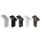 Richelieu Adjustable Contemporary Versatile T or L Shaped Furniture Leg, 4 23/32 in (120 mm), Matte Black 205120900 - alternate 4
