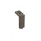 Richelieu Adjustable Contemporary Versatile T or L Shaped Furniture Leg, 5 29/32 in (150 mm), Bronze 205150135 - alternate 6