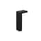 Richelieu Adjustable Contemporary Versatile T or L Shaped Furniture Leg, 7 7/8 in (200 mm), Matte Black 205200900 - alternate 1