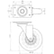 Richelieu Contemporary Furniture Caster, Swivel Without Brake, with Plate, Clear, Royal Blue 210003010607 - alternate 3