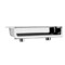 Richelieu 3 3/4 in (96 mm) Center-to-Center Chrome Contemporary Recessed Cabinet Pull 210196140 - alternate 1