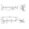 Richelieu 3 3/4 in (96 mm) Center-to-Center Matte Nickel Contemporary Recessed Cabinet Pull 210196184 - alternate 4