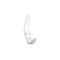 Onward 5 14inch 133 mm HeavyDuty Utility Metal Coat Hook, Chrome Finish 2375CV - alternate 1