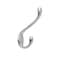 Onward 4 14inch 108 mm HeavyDuty Utility Metal Coat Hook, Brushed Chrome Finish 237BCV - alternate 1