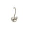 Onward 3 78inch 98 mm Classic Metal Coat Hook, Brushed Nickel Finish 238NBV - alternate 1