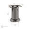 Richelieu Contemporary Furniture Leg, 3 15/16 in (100 mm), Black Nickel 2565010091 - alternate 3