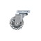 Richelieu Contemporary Furniture Caster, Swivel Without Brake, with Plate, Clear, Gray 26502010502 - alternate 3