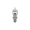 Richelieu Contemporary Furniture Caster, Swivel Without Brake, with Threaded Stem, Light Gray 27583010502 - alternate 2