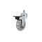 Richelieu Contemporary Furniture Caster, Swivel with Brake, with Threaded Stem, Light Gray 27583020502 - alternate 1