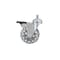 Richelieu Contemporary Furniture Caster, Swivel with Brake, with Threaded Stem, Light Gray 27583020502 - alternate 2