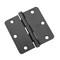 Richelieu 2Pack 3in 76 mm Full Mortise Butt Hinge  14 Radius, OilRubbed Bronze 2820ORBB - alternate 1