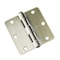 Richelieu 2Pack 3 12inch 89 mm Full Mortise Butt Hinge  14 Radius, Antique Brass 2821ABB - alternate 1
