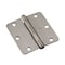 Richelieu 2Pack 3 12inch 89 mm Full Mortise Butt Hinge  14 Radius, Antique Nickel 2821ANB - alternate 1