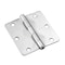 Richelieu 2Pack 3 12inch 89 mm Full Mortise Butt Hinge  14 Radius, Brushed Chrome 2821BCB - alternate 1