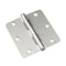 Richelieu 2Pack 3 12inch 89 mm Full Mortise Butt Hinge  14 Radius, Brushed Nickel 2821NBB - alternate 1