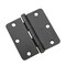 Richelieu 2Pack 3 12inch 89 mm Full Mortise Butt Hinge  14 Radius, OilRubbed Bronze 2821ORBB - alternate 1