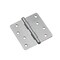 Richelieu 2Pack 4inch 102 mm Full Mortise Butt Hinge, Brushed Chrome 2822BCB - alternate 1