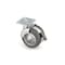 Richelieu Office Furniture Design Caster, Swivel with Brake, with Plate, Metalic Gray and Matte Gray 307145100 - alternate 1