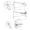 Richelieu Adjustable Contemporary Furniture Leg, 4 1/32 in (102 mm), Nickel 40740195 - alternate 4