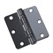 Richelieu 2Pack 3 12inch 89 mm Full Mortise Ball Bearing Butt Hinge, Black 42821FBB - alternate 1