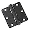 Richelieu 2Pack 3 12inch 89 mm Full Mortise Ball Bearing Butt Hinge, OilRubbed Bronze 42821ORBB - alternate 1