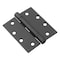 Richelieu 4inch 102 mm Full Mortise Ball Bearing Butt Hinge, Black 4823FBB - alternate 1