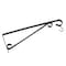 Onward 15 in Outdoor Ornamental Sign Hanger and Shelf Support Bracket with Swivel Hooks, Black 4935FB15R - alternate 1