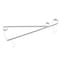 Onward 15 in Outdoor Ornamental Sign Hanger and Shelf Support Bracket with Swivel Hooks, White 4935W15R - alternate 5
