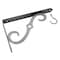 Onward 8 in Outdoor Ornamental Planter Hanger and Shelf Support Bracket with Swivel Hook, Pewter 493PEW08R - alternate 1