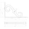 Onward 10 in Outdoor Ornamental Planter Hanger and Shelf Support Bracket with Swivel Hook, White 493W10R - alternate 3