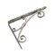 Onward 9-1/8 in x 7-1/8 in Traditional Decorative Shelf Bracket, Brushed Nickel Finish 4975NB090V - alternate 1