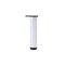 Richelieu 6-inch (152 mm) Round Furniture Leg with Levelling Glide, Matte Aluminum 5015241210 - alternate 4