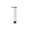 Richelieu 6-inch (152 mm) Round Furniture Leg with Levelling Glide, Matte Aluminum 5015241210 - alternate 1