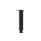 Richelieu 8-inch (203 mm) Round Furniture Leg with Levelling Glide, Matte Black 50203212900 - alternate 3
