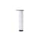 Richelieu 9-inch (228 mm) Round Furniture Leg with Levelling Glide, Matte Aluminum 5022861210 - alternate 2