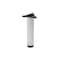 Richelieu 12-inch (305 mm) Round Furniture Leg with Levelling Glide, Matte Aluminum 5030481210 - alternate 1