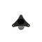 Richelieu 12-inch (305 mm) Round Furniture Leg with Levelling Glide, Matte Aluminum 5030481210 - alternate 2