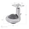 Richelieu Green Series Design Caster, Swivel with Brake, with Plate, Black and Chrome 5076114090 - alternate 2