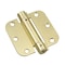 Richelieu 3 12inch 89 mm Full Mortise Adjustable Spring Hinge, Brass 51821BR - alternate 1