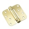 Richelieu 4inch 102 mm Full Mortise Adjustable Spring Hinge, Brass 51822BR - alternate 1